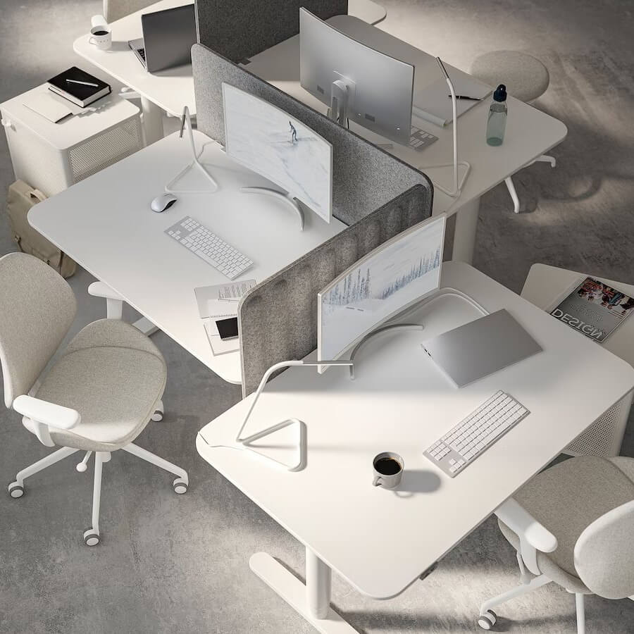 IKEA BEKANT(ベカント) デスク ホワイト 120x80 - 机 IKEA BEKANT(ベカント) デスク ホワイト 120x80 - 机